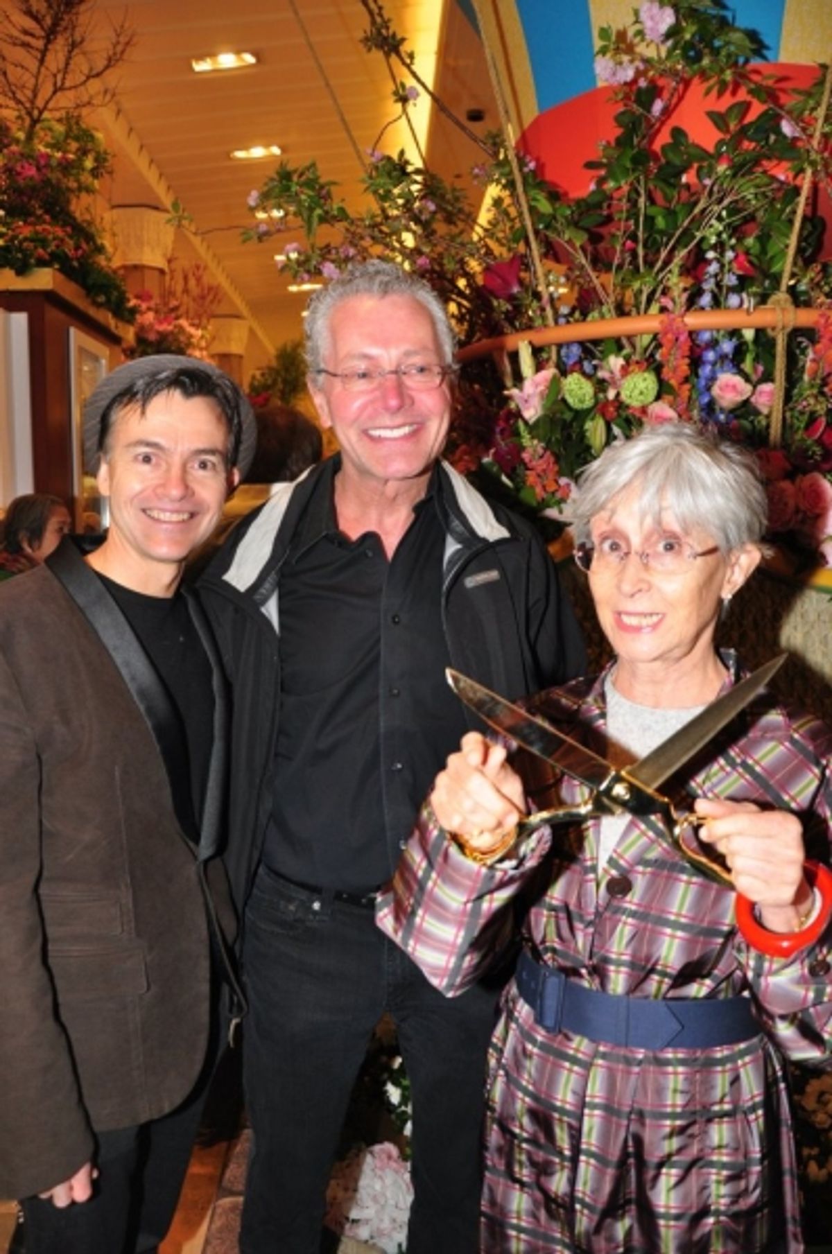 Bill Schmerhorn, Robin Hall, Twyla Tharp at 
