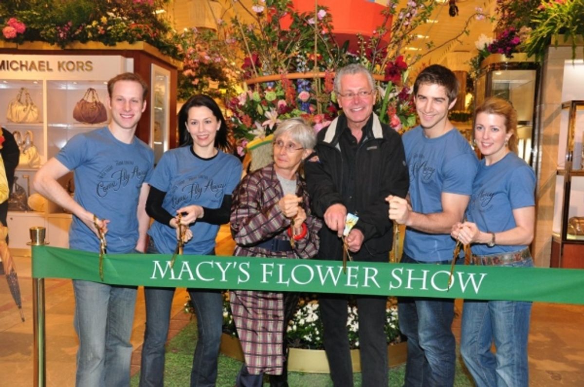 Jeremy Cox, Ashley Tuttle, Twyla Tharp, Robin Hall, Cody Green, Laurie Kanyok at 