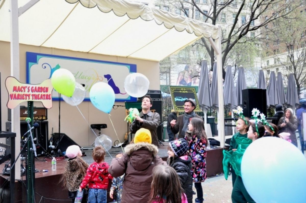 Dorsel, John Tartaglia, Bill Schmerhorn playing BUBBLE BALL! at 
