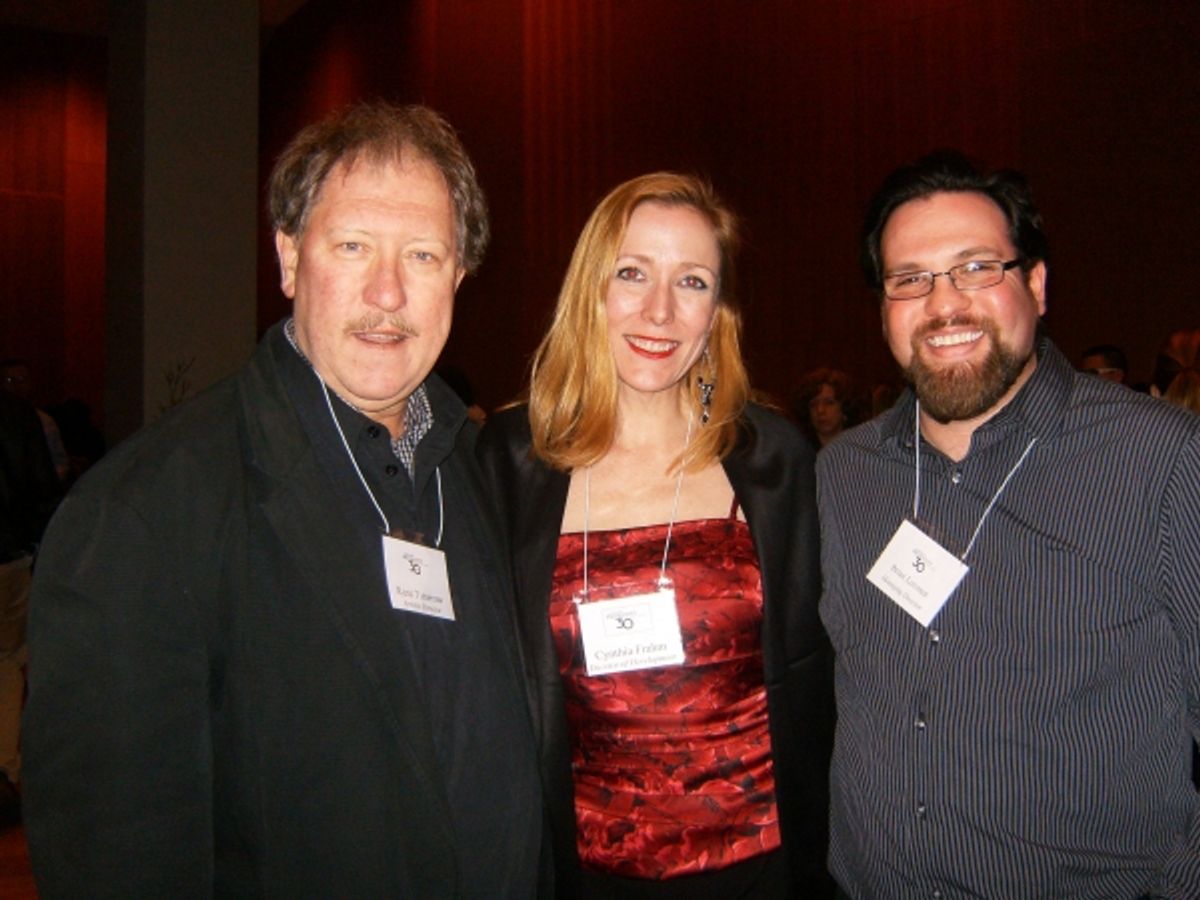 Russ Tutterow, Cynthia Frahm, Brian Loevner at 