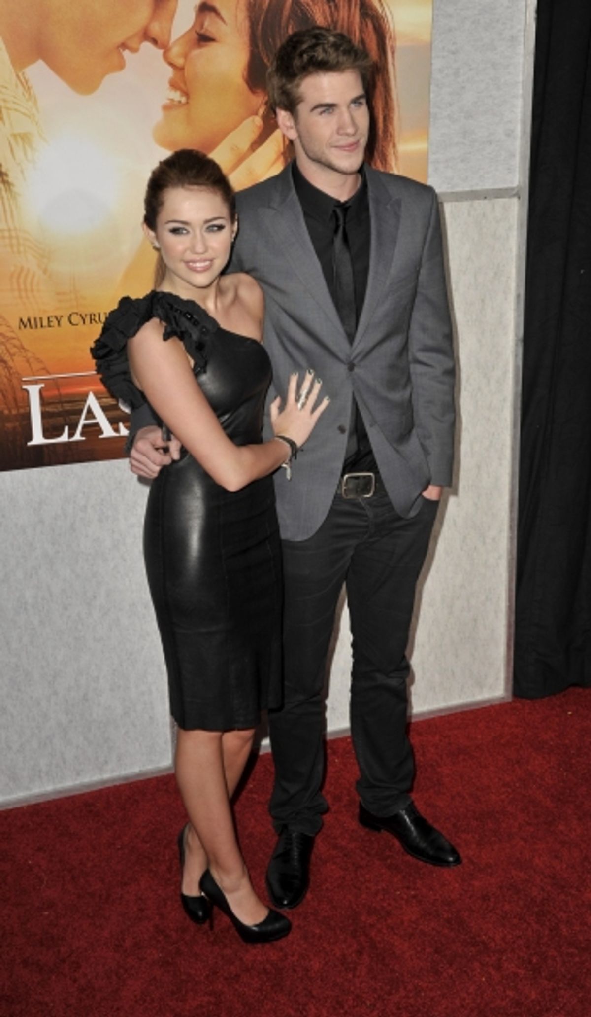 Miley Cyrus and Liam Hemsworth at 