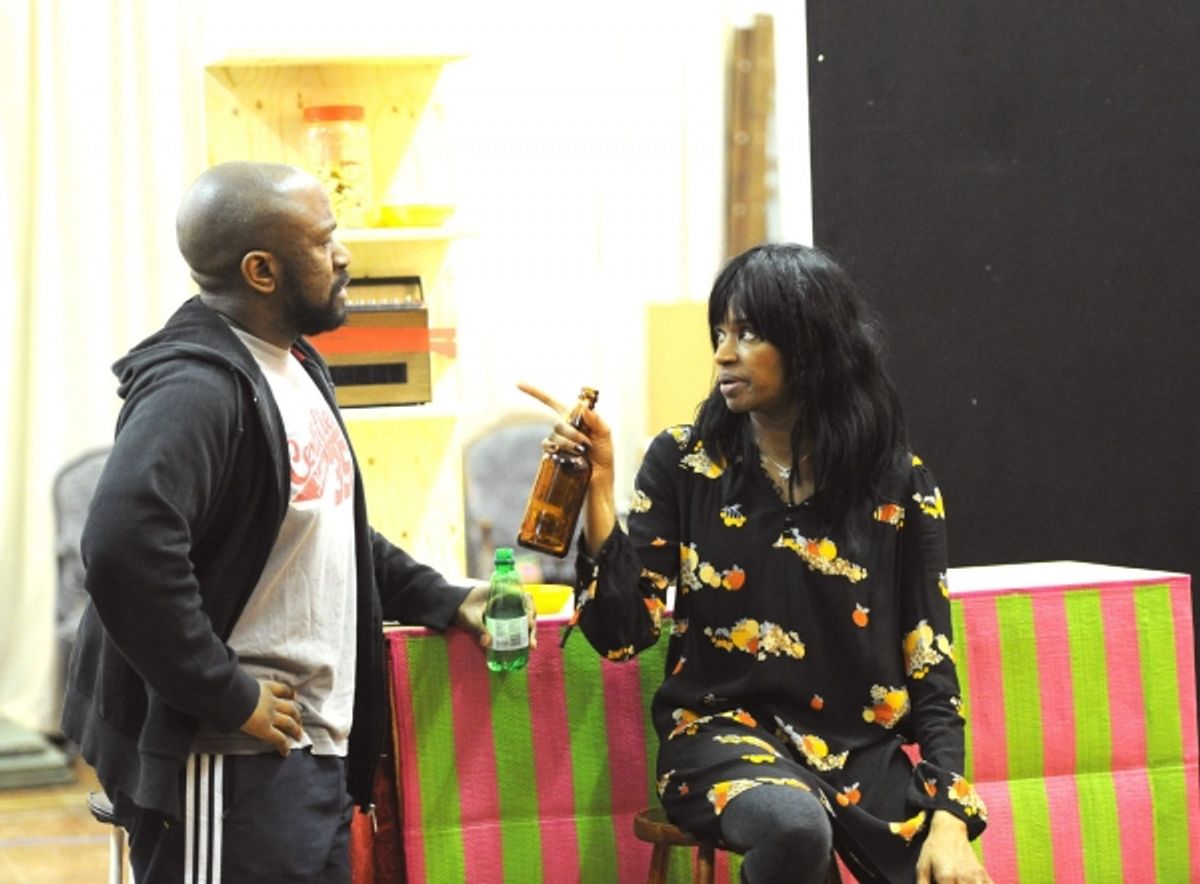 Lucian Msamati and Jenny Jules at 