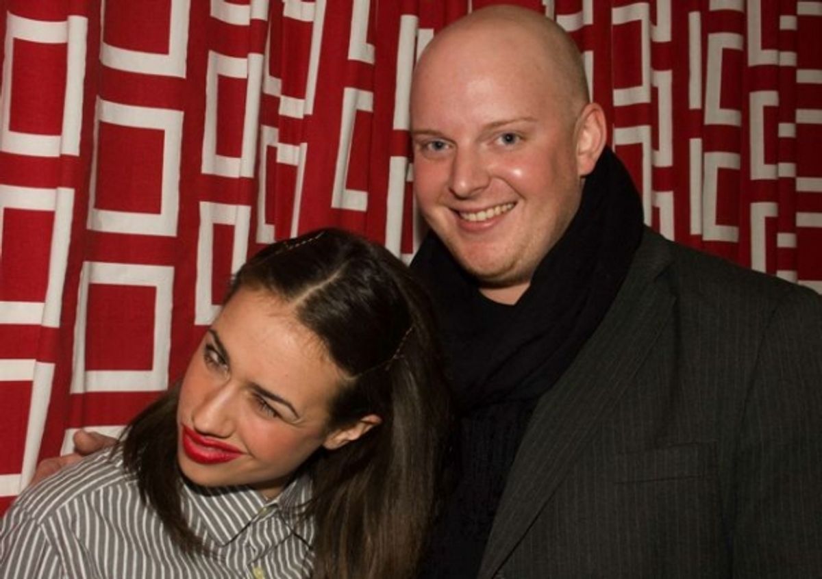 Backstage with Miranda and musical director Darren Ledbetter at 