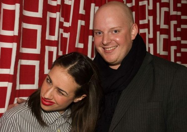 Backstage with Miranda and musical director Darren Ledbetter Photo