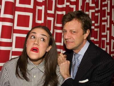 Backstage with Miranda Sings and Jim Caruso Photo