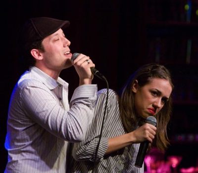 John Tartaglia and Miranda Sings Photo