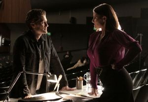 Will (Matthew Morrison) meets Shelby (guest star Idina Menzel), the coach of Vocal Adrenaline @ BroadwayWorld Will (Matthew Morrison) meets Shelby (guest star Idina Menzel), the coach of Vocal Ad Photo