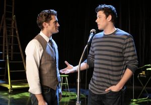Will (Matthew Morrison, L) gives Finn (Cory Monteith, R) some advice @ BroadwayWorld Will (Matthew Morrison, L) gives Finn (Cory Monteith, R) some advice Photo