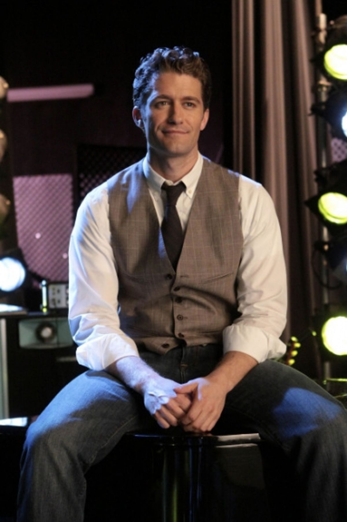 Will (Matthew Morrison) watches rehearsals at 