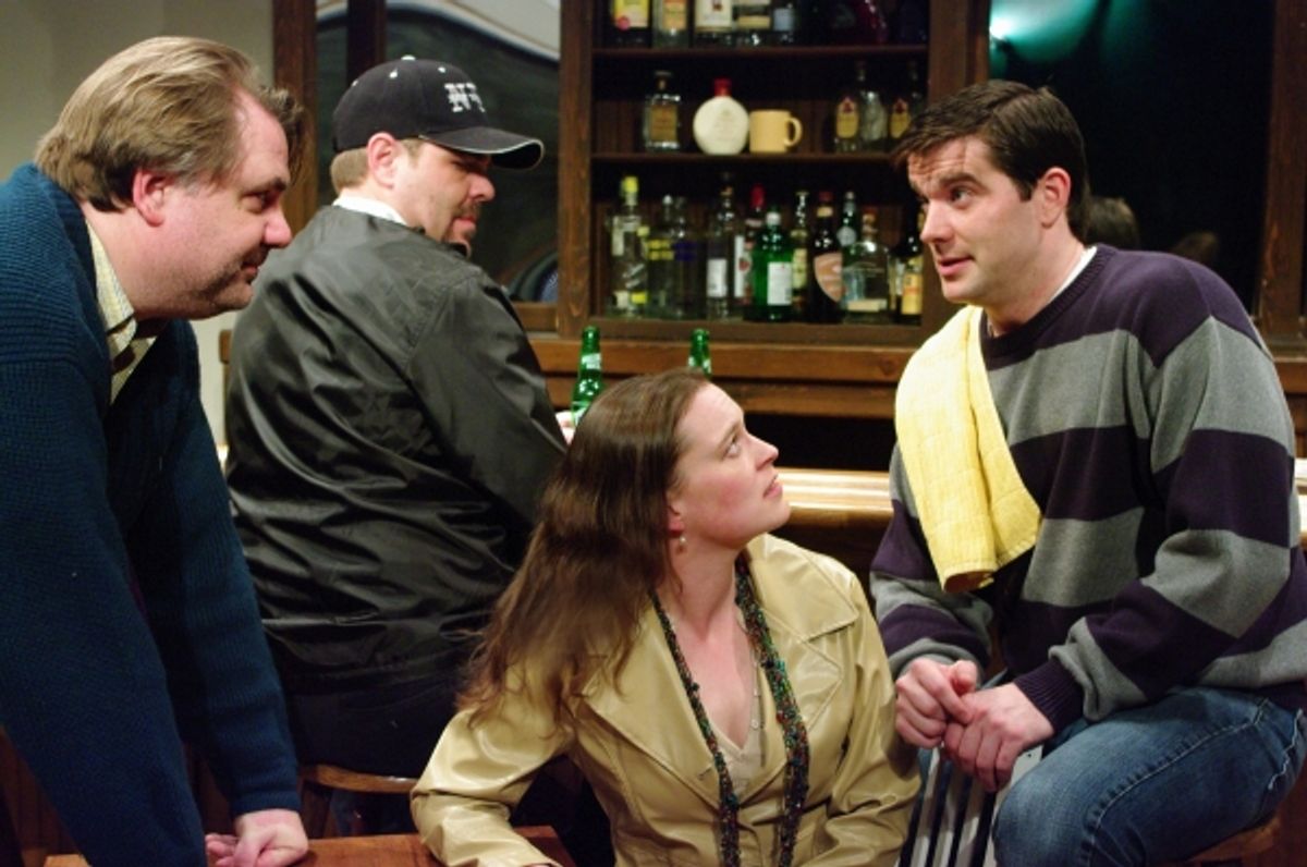 Stephen Hunt, Doug Johnson, Carrie Schlatter and Shane Chuvalas at 