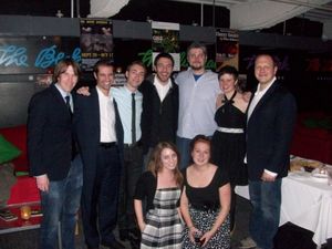 Top Row (l-r): Scenic Designer Josh Windhausen, Dramaturg Russ Dembin, Cast member Ja Photo