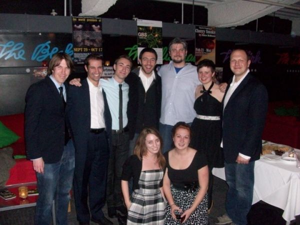 Top Row (l-r): Scenic Designer Josh Windhausen, Dramaturg Russ Dembin, Cast member Ja Photo