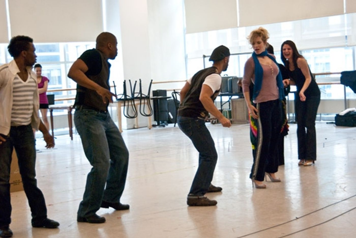 Photo Coverage: Paper Mill Playhouse's Smokey Joe's Cafe in Rehearsal Photo Coverage: Paper Mill Playhouse's Smokey Joe's Cafe in Rehearsal Image