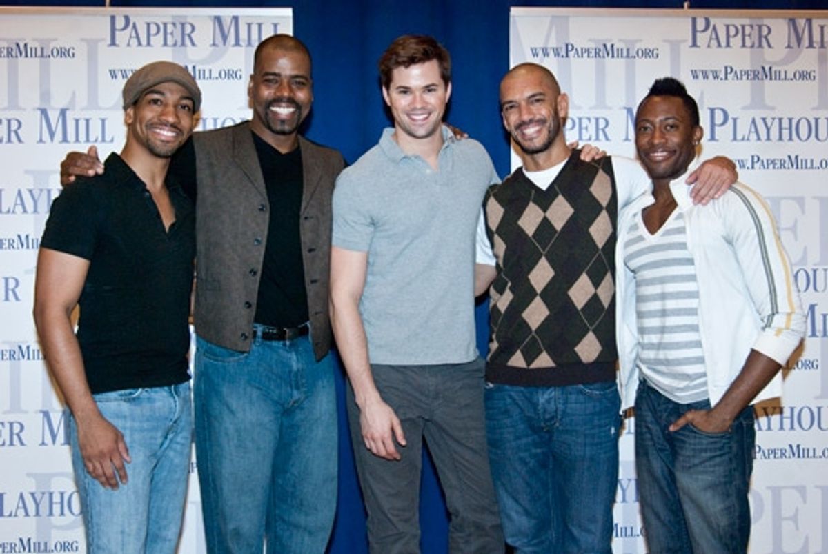 E. Clayton Cornelious, Bernard Dotson, Andrew Rannells, Dennis Stowe & Eric Lajuan Summers at 