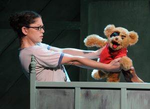 BONNIE SHERMAN and EDGAR (voiced and operated by Sheldon Best) Photo