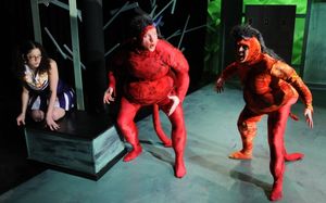 BONNIE SHERMAN, TOM MYERS, and ANDREA MARIE SMITH Photo