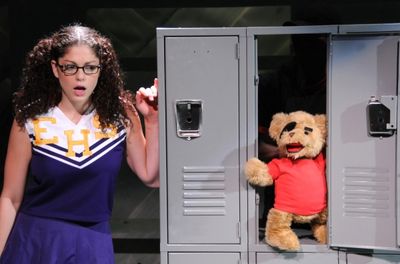 BONNIE SHERMAN and EDGAR (operated and voiced by SHELDON BEST) Photo