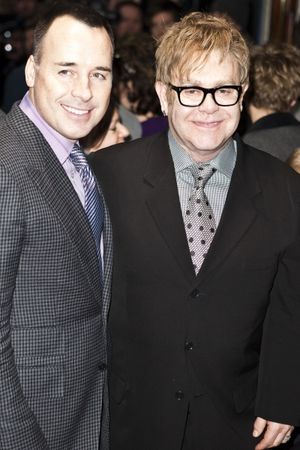 Elton John and David Furnish @ BroadwayWorld Elton John and David Furnish Photo