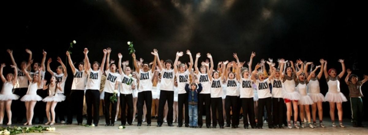 Billy Elliots take their bow at the Curtain Call at BILLY ELLIOT Celebrates Five Years In The West End