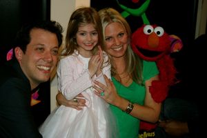 John Tartaglia, Terry Colombino and daughter Julia with Elmo @ BroadwayWorld John Tartaglia, Terry Colombino and daughter Julia with Elmo Photo