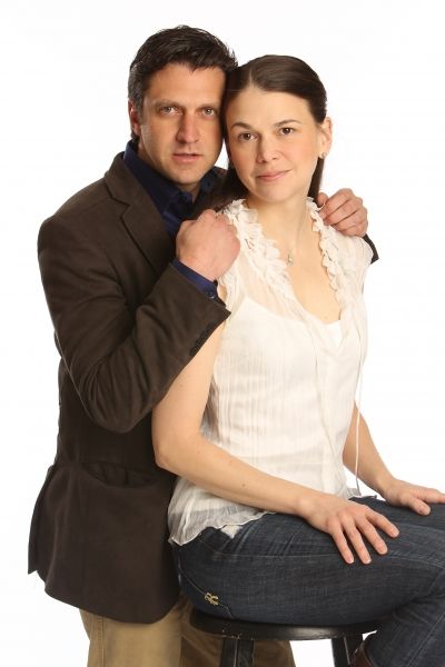 Raul Esparza and Sutton Foster Photo