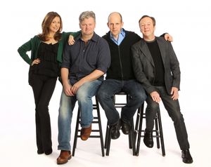 Donna Murphy, John Ellison Conlee, Jeff Blumenkrantz and Edward Hibbert Photo