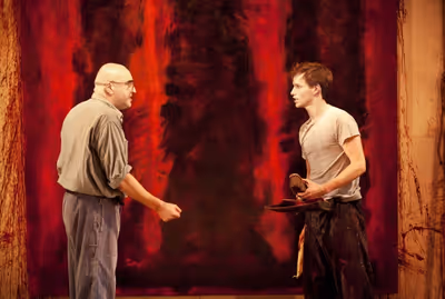 Alfred Molina and Eddie Redmayne Photo