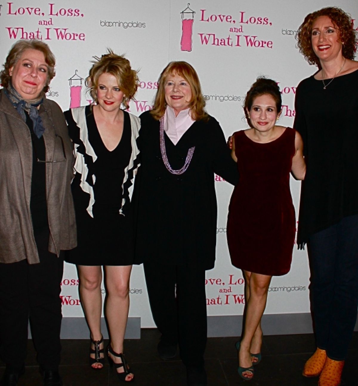 Jayne Houdyshell, Melissa Joan Hart, Shirley Knight, Lucy Devito & Judy Gold at 