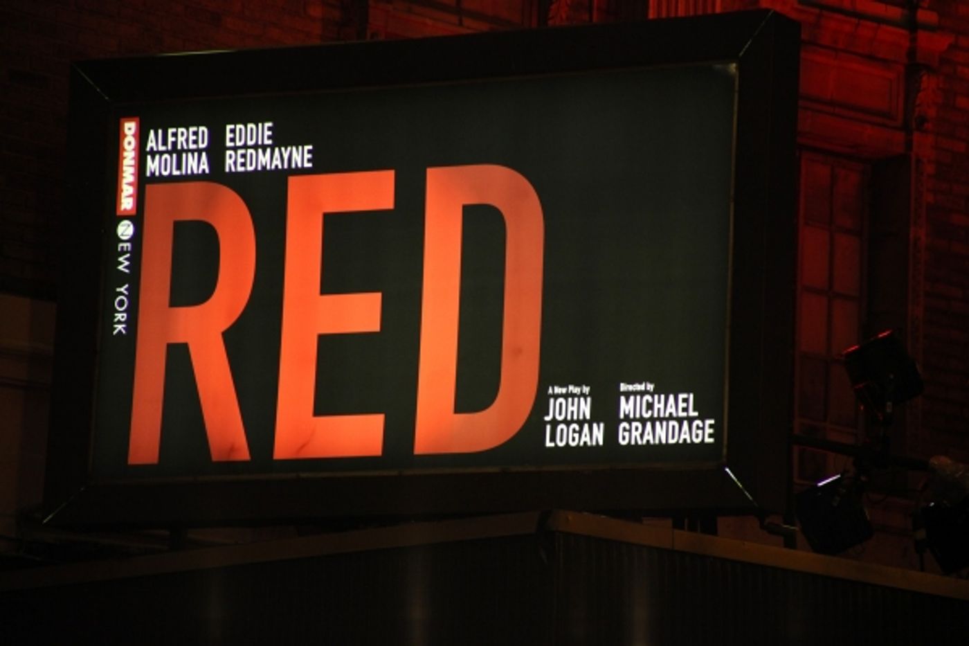 Photo Coverage: RED Opening Night Curtain Call  Image