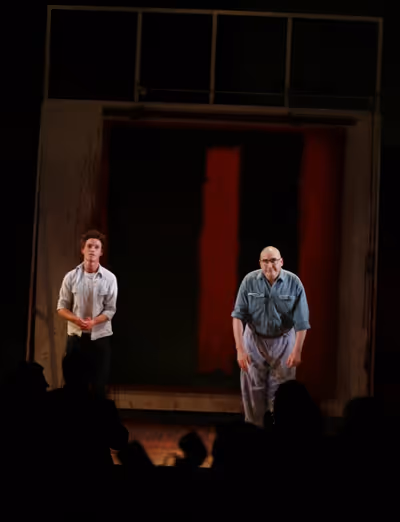 Eddie Redmayne & Alfred Molina Photo