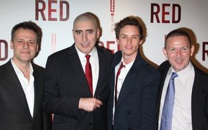 Michael Grandage, Alfred Molina, Eddie Redmayne & John Logan Photo