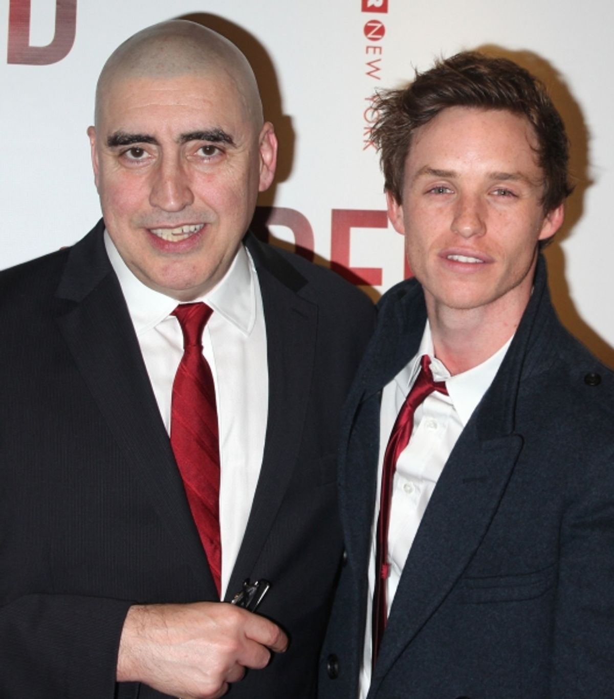 Alfred Molina and Eddie Redmayne at 