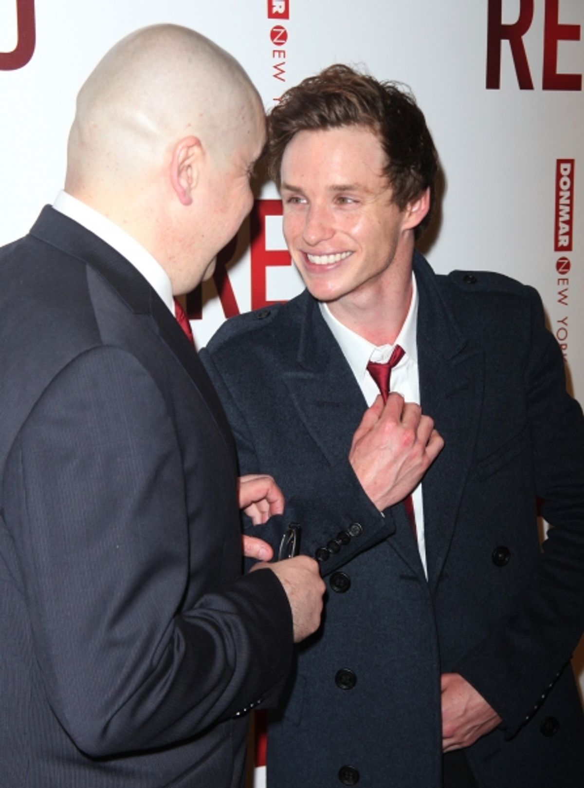 Alfred Molina and Eddie Redmayne at 