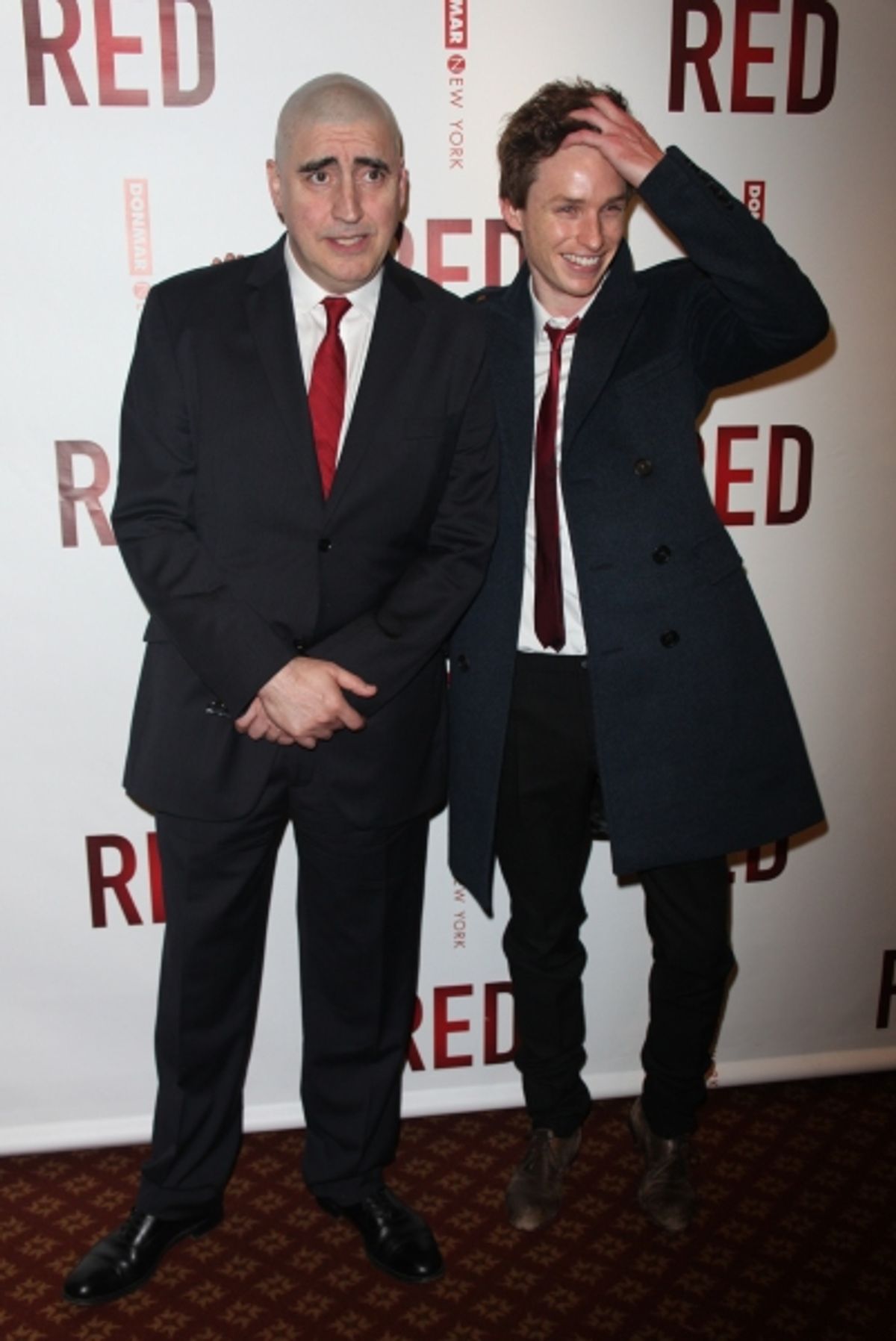 Alfred Molina and Eddie Redmayne at 