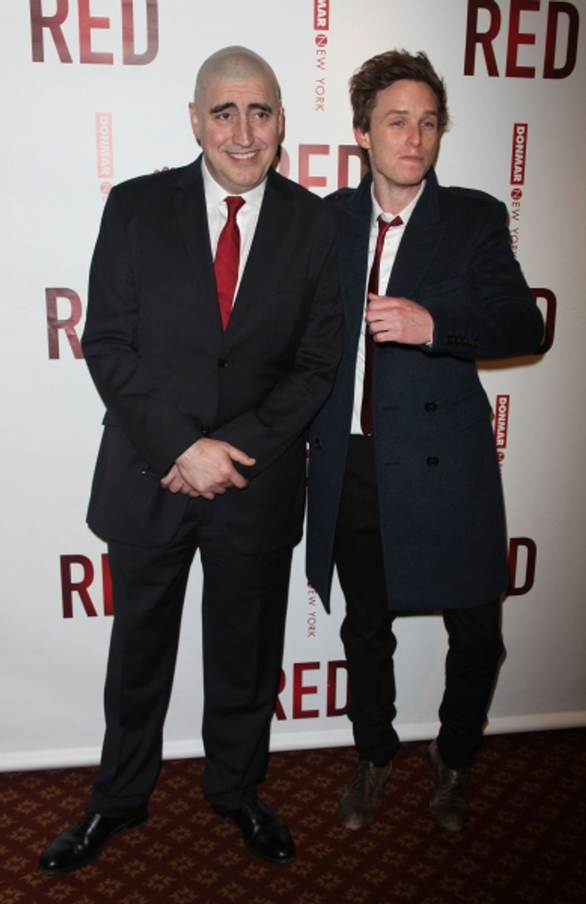 Alfred Molina and Eddie Redmayne at 
