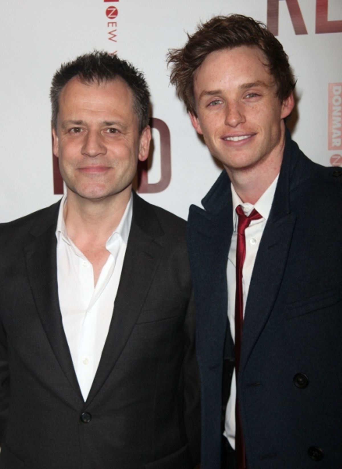 Michael Grandage and Eddie Redmayne  at 