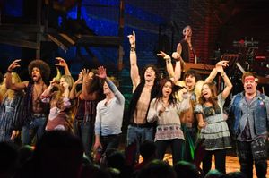 Ace Young, Diana DeGarmo and the HAIR Cast  Photo