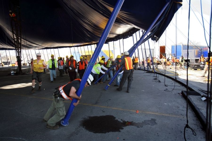 Photo Flash: Cirque du Soleil/OVO Has Big Top-Raising In Randall's Island Park Image