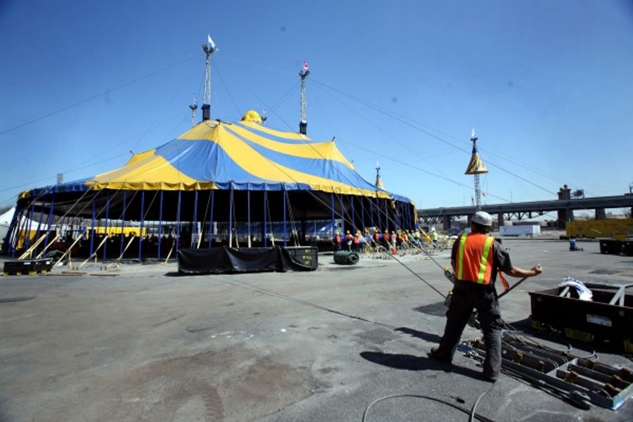 Photo Flash: Cirque du Soleil/OVO Has Big Top-Raising In Randall's Island Park Image