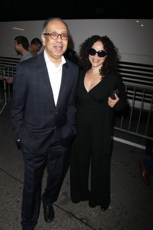 George C. Wolfe and Rosie Perez Photo