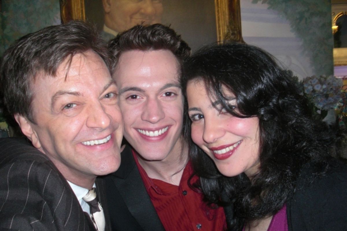 Erich Bergen, Julie Garnye and Jim Caruso at 