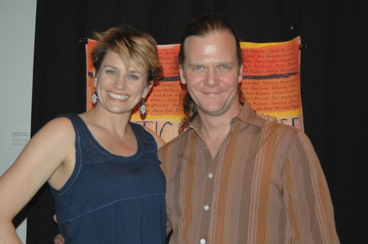 Cady Huffman and Taylor Mali at 