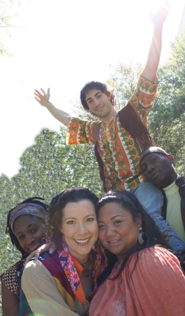 Jonathan Hack, Clint Harris, Luerne Herrara, Laura Hodos and Aleshea Harris Photo