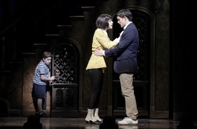 Adam Riegler, Krysta Rodriguez and Wesley Taylor Photo