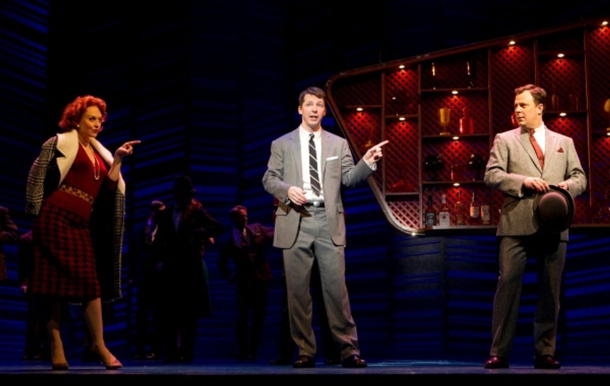 Megan Sikora, Sean Hayes and Brooks Ashmanskas at 