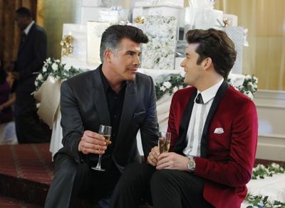 Bryan Batt and Michael Urie Photo