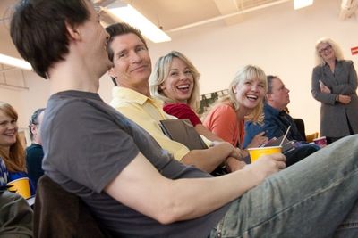 Jim Poulos, Herndon Lackey, Lacey Kohl and Amanda Kloots-Larsen Photo