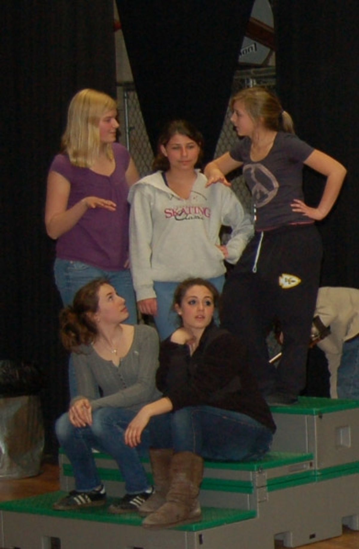 Jill Proto (Norfolk, Ma), Katie Armstrong (Mansfield, MA), Michal Clayton (Kendra), Lexie Lieberthal (Charlotte), Rosie Meyers (Lucy), Matt Hawley (Sharon, Ma), Alex Fullerton  at 