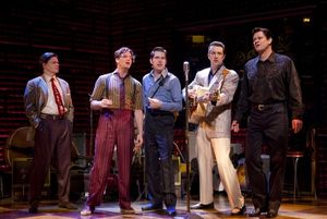 Hunter Foster, Levi Kreis, Robert Britton Lyons, Cory Kaiser, Eddie Clendening and La Photo