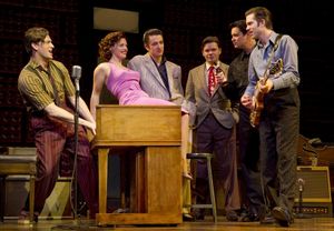 Levi Kreis, Elizabeth Stanley, Eddie Clendening, Hunter Foster, Lance Guest and Rober Photo
